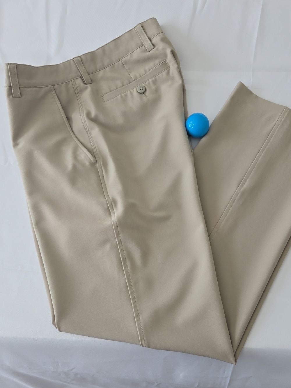 FootJoy Tan Stretch Performance Golf Pants 30x32 – Moisture‑Wicking